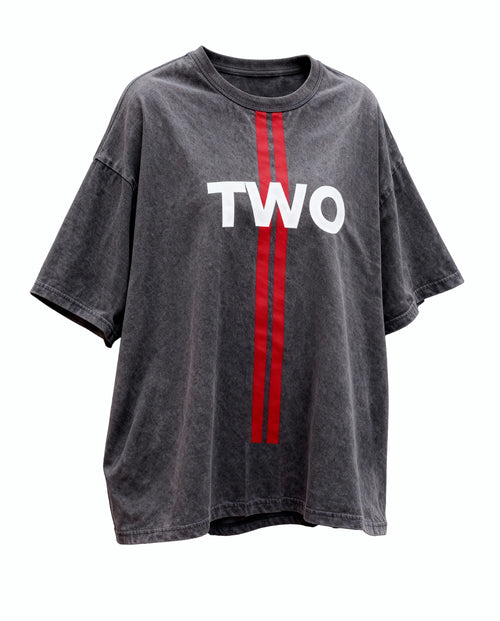 Gray Washed Oversized T-Shirt